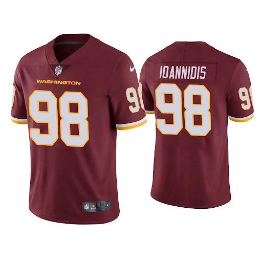 Men Washington Redskins 98 Matt Ioannidis Nike Red Vapor Limited NFL Jersey